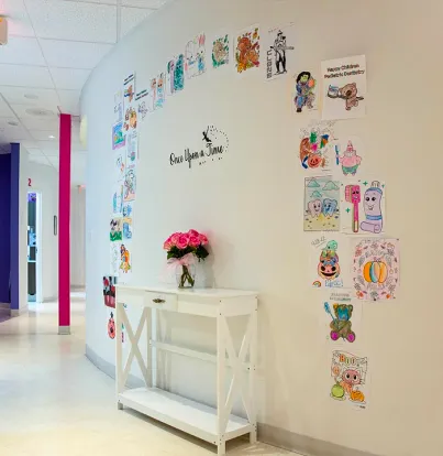 Inside our pediatric dental office